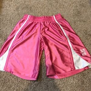 Pink nike shorts
